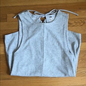 Free People Grey Cloth Romper Size Small